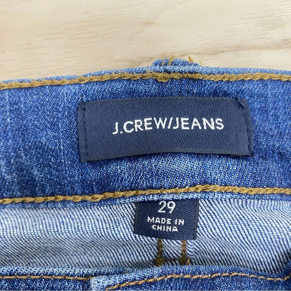 J. Crew Jeans 8” Toothpick Denim Size 29 Stretch Skinny Jeans - Picture 5 of 8